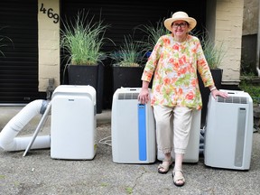 Port Moody's Wilhelmina Martin is asking the public for donations of used portable air conditioners so she can donate the units to other local seniors in need.