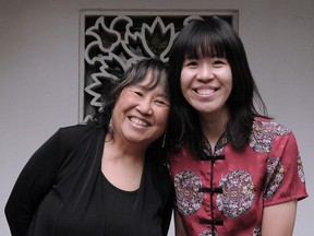 Deborah Wei (left) and Jenny Zhang are community organizers in Philadelphia's Chinatown.