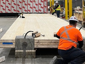 Prototypes of a hybrid timber floor system developed by Dialog and EllisDon Construction will undergo further testing at FP Innovations, a non-profit research institute that sits on the University of B.C.'s campus.