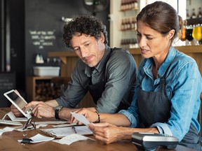 couple discussing finances