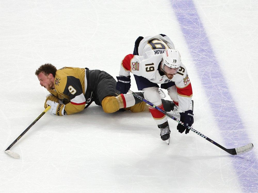 Golden Knights take 2-0 lead in Stanley Cup Final with 7-2 win over  Panthers - WTOP News