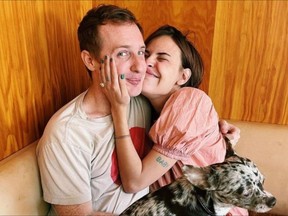 Tallulah Willis and Dillon Buss as seen in an Instagram post dated May 2021.