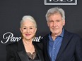 Dame Helen Mirren and Harrison Ford - Dec 2022 - 1923 premiere - Hollywood American Legion - Getty