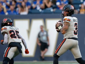 B.C. Lions quarterback Vernon Adams