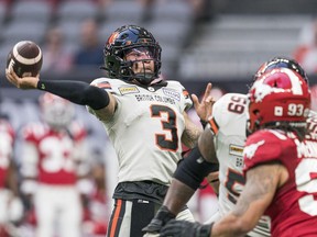 B.C. Lions quarterback Vernon Adams Jr.