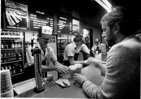 Beer sales at BC Place in 1983.