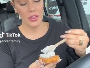 A TikTok user in Australia named Kelly Arvan, who uses the account @Arvanfamily, says there’s a new taste treat from McDonald’s which is a delightful mashup of the Oreo McFlurry and hash browns that she’s turned into an ice cream sandwich.