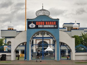 Guru Nanak Sikh Gurdwara in Surrey was the scene of a shooting on Sunday that killed temple president Hardeep Singh Nijjar.