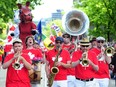 The Canada Day parade on Granville Island in Vancouver on July 1, 2018.