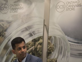 Ontario Cannabis Store chief executive David Lobo says the "race to the bottom" happening with pot prices risks hurting the market's future. Lobo is shown in this Friday, January 3, 2020 file photo.