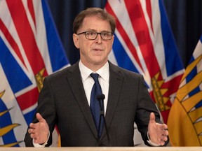 Health minister Adrian Dix said the number of people without a family doctor in B.C. has dropped to 895,000, according to more recent survey data.