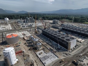 LNG Canada site in Kitimat.