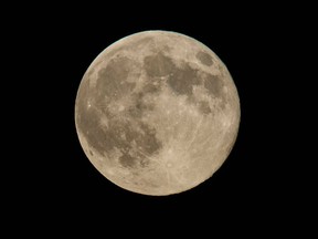 A supermoon, when the moon is at its closest to Earth, can be up to 14 per cent larger and 30 per cent brighter than a regular full moon.