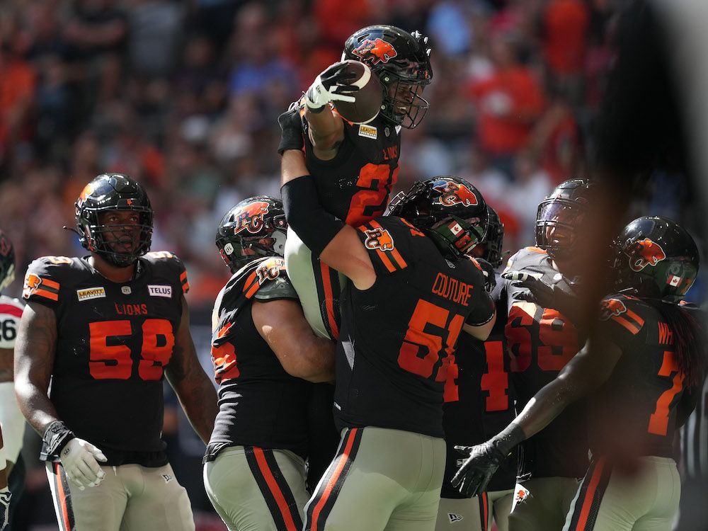 Black is the new orange for B.C. Lions' uniforms