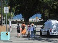 The City of Vancouver's pilot of first pedestrian-friendly open street on Yew Street between Cornwall Avenue and West 1st Avenue which is open to pedestrians, cyclists are cars, started at the end of June 2023.