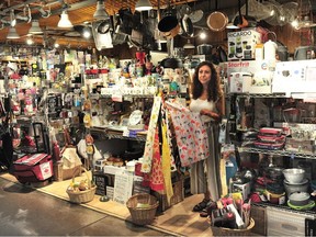 Maria Fedyk, owner of Essential Kitchenware at her shop at Lonsdale Quay in North Vancouver. (NICK PROCAYLO/PNG)
