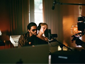 The Weeknd and Lily-Rose Depp in the HBO series, The Idol.