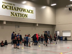 Ethan Bear hockey camp