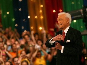 Television host Bob Barker speaks during the taping of the 35th Season premiere of "The Price Is Right" at CBS Television studios August 31, 2006 in Los Angeles, California.