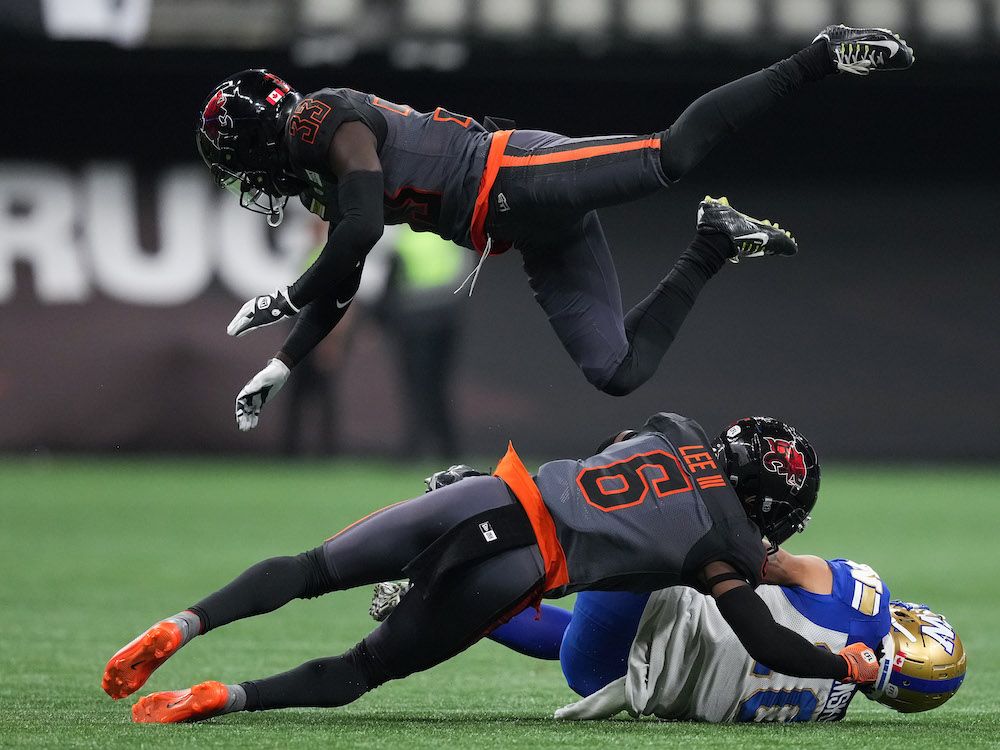 What time is the Blue Bombers vs. Lions playoff game today