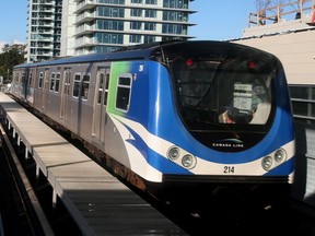 TransLink says a track issue on the Canada Line is affecting service at Bridgeport Station in Richmond.