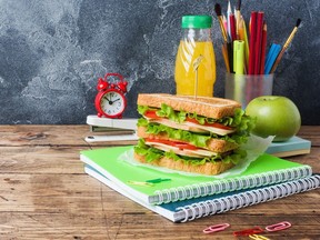 school lunch sandwich stock photo getty images
