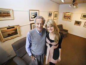 Art Emporium owner Torben Kristiansen and daughter Merete Kristiansen in in their gallery in Vancouver, March 02, 2010.