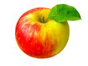 A clearly defined colour separation is not unusual in some apples, says garden expert Helen Chesnut. 