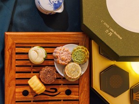 Mooncakes from Lotus Cake Boutique.