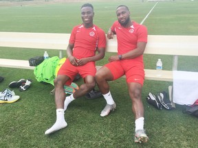 Sam Adekugbe and Junior Hoilett