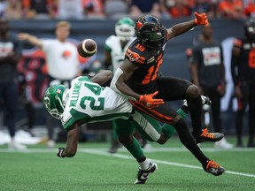 B.C. Lions' Dominique Rhymes hasn't played for the Lions since Aug. 3.