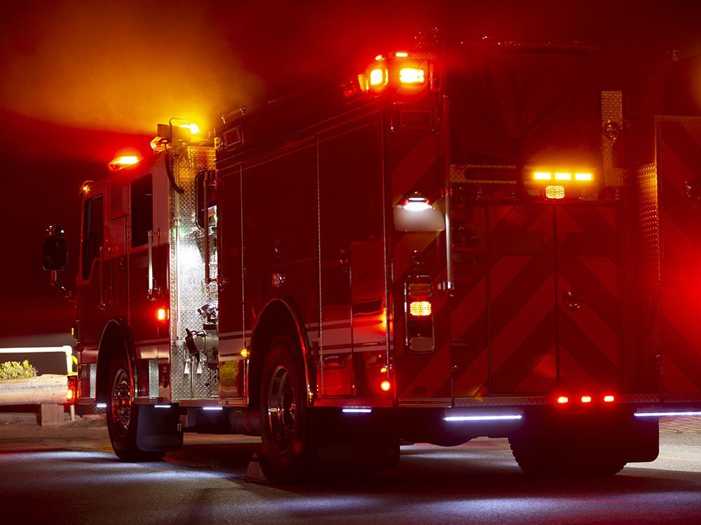 House catches fire in Vancouver after hit by driver allegedly evading road block
