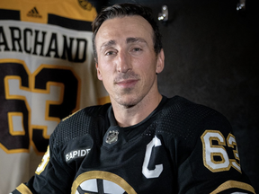 Brad Marchand is the new captain of the Boston Bruins.