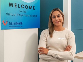 Radhika Khosla is manager of Fraser health's virtual psychiatry unit.