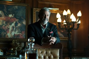 Mel Gibson in a scene from the John Wick prequel series The Continental, now streaming on Prime Video.