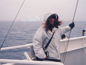 Stephen Fenech in a boat in Antarctica. Fenech has recently accomplished the goal of visiting all countries in the world.