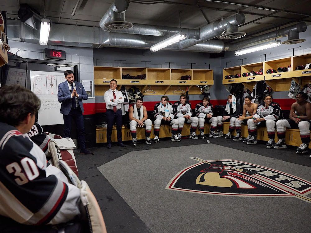 Kamloops Blazers on X: Dressing room is set up with the