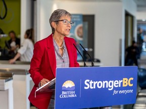 Selina Robinson confirmed B.C.'s second medical school, set to open in 2026, will include a program specifically focused on family and community medicine.