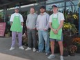 Toronto Maple Leafs' (from left) Auston Matthews, Morgan Rielly, William Nylander and Mitch Marner took part in a prank video with Sobeys.