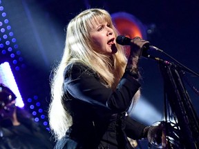 Inductee Stevie Nicks performs at the 2019 Rock and Roll Hall of Fame Induction Ceremony at Barclays Center on March 29, 2019 in New York City.