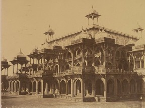 Façade of the Mausoleum of Akbar, Sikandra, Agra c. 1857-1858, printed 1859. Robert and Harriet Tytler/National Gallery of Canada 38655