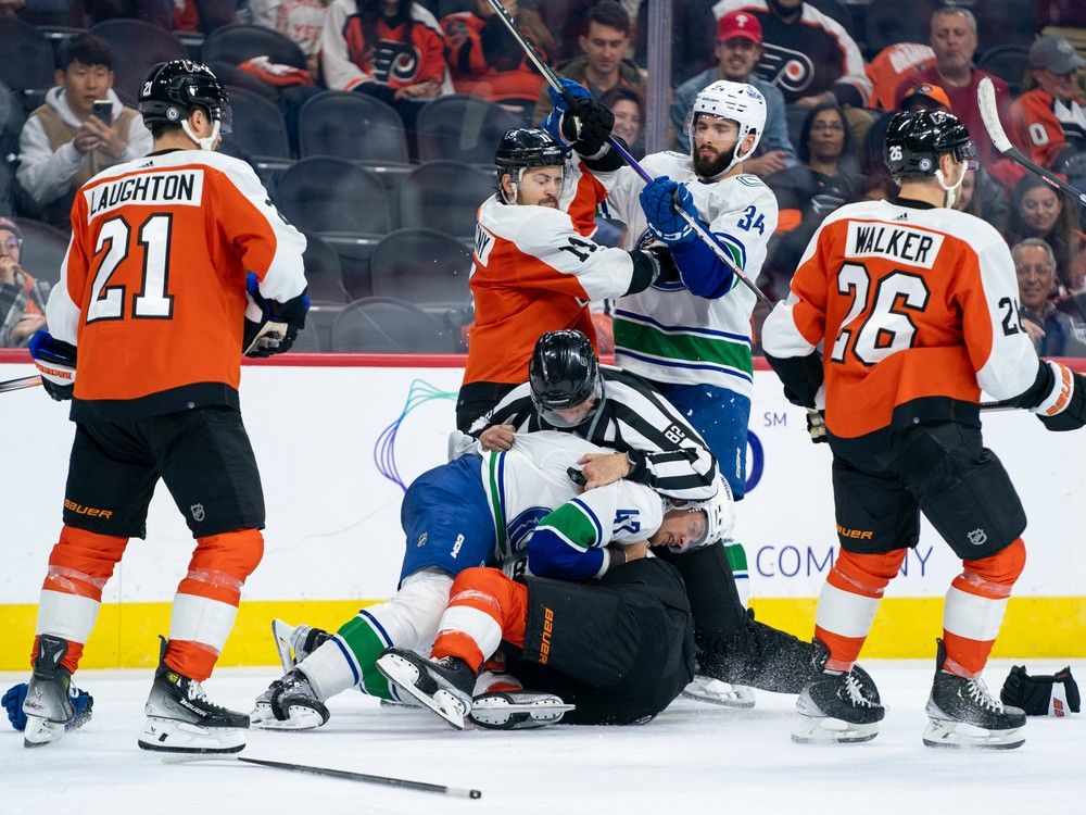 Flyers 2, Canucks 0: 'Who Are We To Think We're Anybody,' Says Tocchet ...