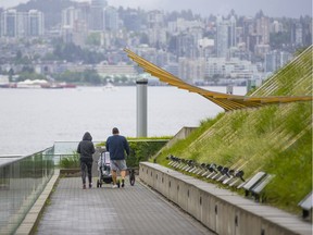 It'll be cloudy in Vancouver today with a chance of showers for most of the day.