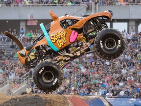 Scooby-Doo is a truck in the 2023 Monster Jam tour driven by award-winning driver Linsey Read.