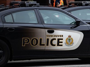 File photo of Vancouver police vehicles.