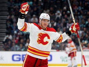 The Calgary Flames' Nikita Zadorov is reported to have requested a trade.
