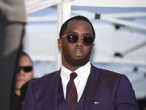 Sean "Diddy" Combs attends the star ceremony for Mary J. Blige, on the Hollywood Walk of Fame, January 11, 2018 in Hollywood, California.