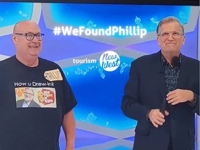 Phillip Fitzgerald (left) missed out on winning a trip to New Westminster on The Price if Right. Now Tourism New Westminster is footing the bill.