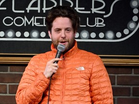 Dex Carvey at Flappers Comedy Club And Restaurant in Burbank in February 2022.