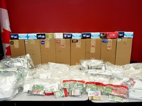 Drugs, cash, and contraband cigarettes were seized in the 2020 probe.